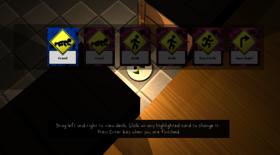 Scatterbrains card selection UI